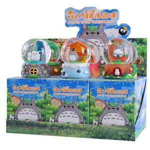 Vente en gros de figurines créatives de <span class=keywords><strong>dessins</strong></span> <span class=keywords><strong>animés</strong></span> mignons, elfes de la forêt, style <span class=keywords><strong>Studio</strong></span> <span class=keywords><strong>Ghibli</strong></span> du Japon, en résine, boule de cristal, boîte mystère, décoration de bureau lumineuse - Product Image 1