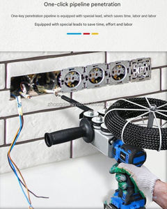 Machine à enfiler les fils entièrement automatique pour électriciens, alimentée par batterie au lithium, pour autres lignes de traitement - Product Image 3