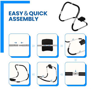 BunnyHi TYQ001 Balance de <span class=keywords><strong>Ab</strong></span> Mat Trainer Máquina abdominal Ejercicio Crunch Roller Ejercitador de entrenamiento - Product Image 2