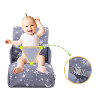 Siège Rehausseur Bébé Harnais de Voyage Chaise Haute de Repas Sac de Rangement Organisateur pour Couches Sac de Maman