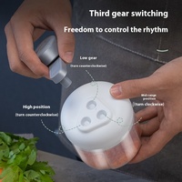 Mini broyeur à ail à manivelle Portable réglementation en trois étapes cuisine ménage manuel éplucheur à ail robot culinaire