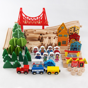 88 PIÈCES 2020 nouvelle tendance populaire de luxe ensemble de <span class=keywords><strong>train</strong></span> en bois et <span class=keywords><strong>table</strong></span> Fabricant offre spéciale <span class=keywords><strong>train</strong></span> jouets pour - Product Image 2