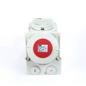 Prise commutée industrielle ZNG-5792 <span class=keywords><strong>Reefer</strong></span> 440V 32A-3H prise de verrouillage mécanique à 4 broches pour conteneur frigorifique - Product Image 6
