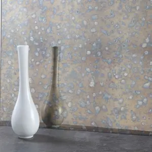 Hoja de espejo de cristal de plata antigua para uso decorativo de pared grande al por mayor espejo Decoración de casa pared Vintage cristal plateado antiguo - Product Image 2