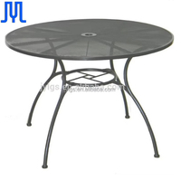 Table de patio ronde en métal de 42 pouces fabriquée en Chine