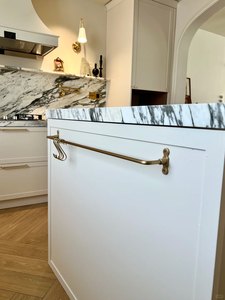 法式橱柜颜色多样 ATM奶白色墨水黑铜纽扣瓷砖底轻奢画风人性化价格实惠 - Product Image 5