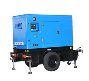 Industry Welding 720Hz DC Welder Trailer Mounted Diesel Engine Driven Welding Generator Set 400A