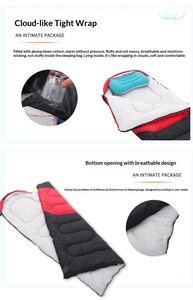 Kantung Tidur Lipat Portable untuk Luar Ruangan, Kantung Tidur Siesta Satu Bagian, Kantung Tidur untuk Berkemah Musim Gugur dan Musim Dingin - Product Image 2