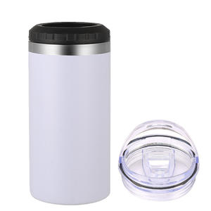 Stainless Steel Tumbler 16Oz Insulated Double Lid Straight Cup For <b>Travel</b> Outdoor Use - Product Image 4