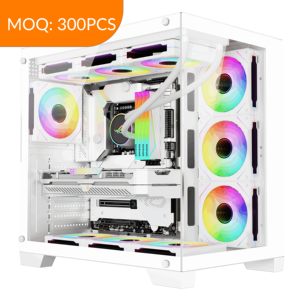 Boîtier <span class=keywords><strong>PC</strong></span> universel ATX économique avec interface complète, audio HD, micro, grand <span class=keywords><strong>espace</strong></span> pour GPU, hauteur de refroidisseur 168 mm – Vente en gros - Product Image 2