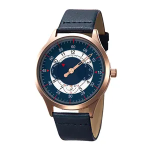 SINOBI Popular Men Watch Business Multi Time Zone Wristwatch Waterproof Feature Analog Date Watch Mesh Band Blue Quartz Watch