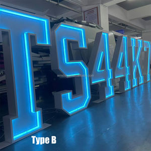 Lettres et chiffres lumineux géants en néon LED personnalisés, 3 pieds, 4 pieds, pour proposition de mariage, anniversaire, fête, événement de remise de diplôme, <span class=keywords><strong>location</strong></span> - Product Image 3