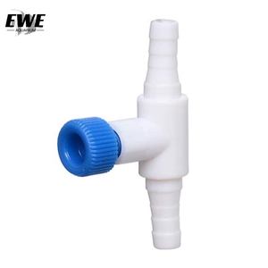 EWE-bomba de aire de 2 vías para tanque de peces, accesorios para acuario, válvula de Control de forma en T, Conector de manguera de plástico para tubo de aire de 4 mm - Product Image 2