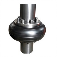 Accouplement flexible à couple élevé pour pompe à eau, type LAF en aluminium, avec logo OEM personnalisé, pour moteur ouvert et anneau de pneu