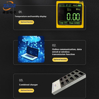 Analyseur de gaz portable O2 Co, 4 Ch4, équipement en ligne, capteurs de débit, analyseur de gaz multiple portable