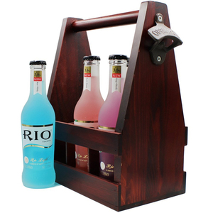 Tùy chỉnh gỗ sáu gói thủ công bằng gỗ bia Thùng tàu sân bay giữ chai - Product Image 4