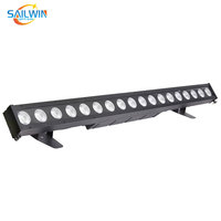 Barre de projecteur LED murale Sailwin Factory Source IP65 18x10W RGBW 4-en-1 à contrôle par pixel pour éclairage de scène DMX