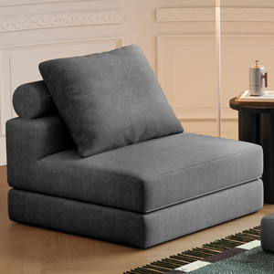 Canapé-<span class=keywords><strong>lit</strong></span> <span class=keywords><strong>double</strong></span> pliable compact moderne avec rangement pour salon, chambre, appartement, petit espace, usage domestique - Product Image 1