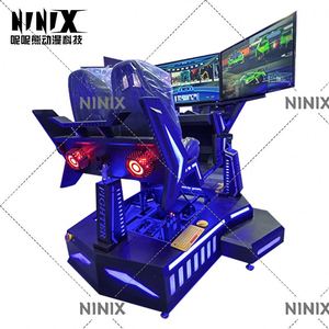 เครื่องเกมแข่งรถ VR ขนาดใหญ่ พร้อมระบบจำลองการหมุนที่สมจริง อุปกรณ์แข่งรถแบบหมุนได้ รับประกัน 1 ปี ผลิตจากโลหะ - Product Image 3