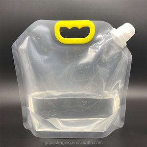 5L nhựa PE trong suốt đứng lên nước giải khát rõ ràng Túi vòi cho đồ uống lỏng như nước trái cây Soda nước khoáng - Product Image 2