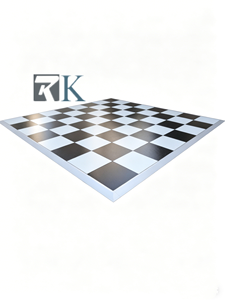 Plancher de danse portable de haute qualité pour fêtes, mariages et événements, avec plateforme en PVC et bordure en aluminium - Product Image 2