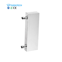 Bloc de refroidissement à eau à semi-conducteur en aluminium, plaque froide liquide de taille personnalisée, bloc froid d'eau de cpu