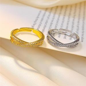 Anello a doppia fila, accessorio di moda per l'uso quotidiano femminile - Product Image 6