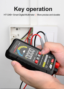 มัลติมิเตอร์ดิจิตอลแบบมืออาชีพ True RMS 4000 ค่าการวัด พร้อมฟังก์ชั่น Data Hold ปรับช่วงอัตโนมัติ มีไฟฉายในตัว รองรับแรงดันไฟฟ้า 600V AC/DC 4 หลัก - Product Image 5