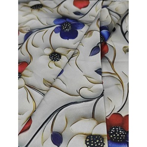 Chống nhăn vải polyester sợi bán buôn 120gsm thoáng khí Việt Nam ăn mặc satin vải lụa in dệt - Product Image 5