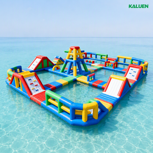 Parcours d'obstacles aquatiques gonflables, parc aquatique flottant, jeu de parcours d'obstacles aquatiques gonflables pour le lac, la mer, les jeux aquatiques - Product Image 6