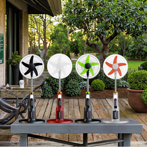 Suitable 18-Inch Solar <b>Stand</b> <b>Fan</b> with 6-Speed Rechargeable Feature Mosquito Killer Floor <b>Fan</b> - Product Image 2