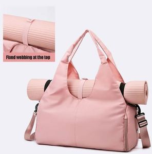 Sac de sport pour femme grande capacité, séparation sec et humide, sac de sport Oxford, sac de voyage léger, sac de natation, sac de yoga - Product Image 4