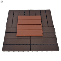 Carreaux de sol de balcon en stratifié plastique bois personnalisé wpc terrasse extérieure terrasse imperméable