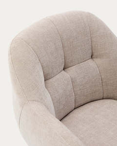 <span class=keywords><strong>Fauteuil</strong></span> de <span class=keywords><strong>salle</strong></span> <span class=keywords><strong>à</strong></span> <span class=keywords><strong>manger</strong></span> de designer moderne pivotant <span class=keywords><strong>à</strong></span> 360 degrés chaise en tissu de luxe pour café et restaurant - Product Image 4