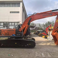 Excavatrice Générale d'Occasion Premium HITACHI ZX210 21 Tonnes avec Moteur ISUZU Original 4HK1X et Faible Heures de Fonctionnement