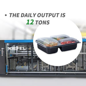 Fornitore della fabbrica di cibo da asporto imballaggio usa e getta 4 vano scatole di pranzo di plastica contenitore di Alimento Preparato produttore - Product Image 5