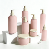 Envase Vacío de Plástico HDPE PCR Ecológico de 100, 250 y 500 ml para Sérum para el Cuidado de la Piel, Gel de Ducha, Exfoliante Corporal y Cosméticos, con Tapa de Pulverizador/Bomba