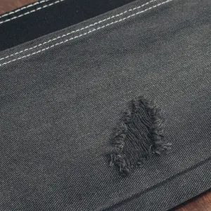 4 Pieces 10*7T Denim Fabric Blue Black No Stretch Cheap Jeans Fabric Prices