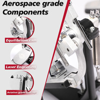 Pédale de Grosse Caisse Double Réglable à Double Chaîne – Instruments et Accessoires de Musique