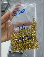Perles entretoises électroplaquées Or et Or Rose 4mm 5mm – Lot en gros et perles en vrac pour la fabrication de bijoux et l'artisanat DIY