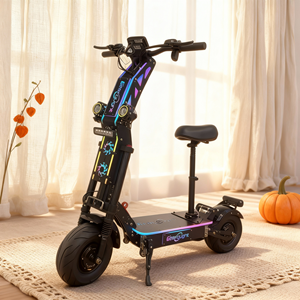 Scooter Eléctrico Potente de 10000W con Motor Dual, Batería de Litio de 72V 35Ah, 43-65KM, Arranque NFC, Configuración de Aplicación, Scooter Plegable, Stock en EE. UU. - Product Image 1