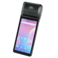 Terminal de point de vente tactile Android 14 avec imprimante thermique 58 mm pour la gestion de la caisse des restaurants et la commande de repas en ligne