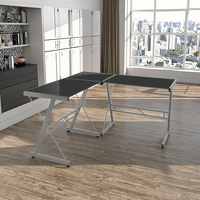 Bureau d'ordinateur en forme de L, nouveau, prix raisonnable, table de jeu compacte pour ordinateur portable