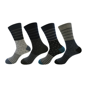 Chaussettes d'équipage pour hommes de style décontracté respirant d'excellente qualité en coton fin tricoté pour l'exportation en gros du printemps - Product Image 3