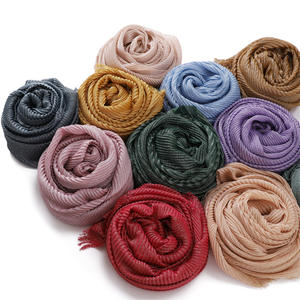 Hijabs musulmans CCY, foulards pour femmes, prière islamique, coton uni, lin froissé, hijab, foulard, châles, vente en gros - Product Image 4