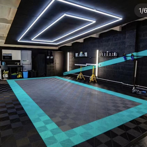 Portable Dimmable 6500K Hexagonal Honeycomb LED Ceiling Grid Light for Office Home Workshop Garage Detailing Aluminum Lamp AC - Product Image 1