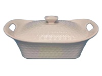 JIUWANG En gros, récipients de rangement blancs pour aliments et cuisine, ensemble de cuisine pour réceptions, pot à soupe en porcelaine ronde