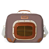 Sac à dos portable moderne et écologique pour oiseaux, en tissu Oxford à carreaux, coupe-vent, respirant et léger