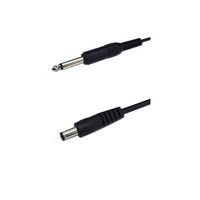Câble microphone mâle 5.5MMX2.1MM DC vers 6.35MM mono