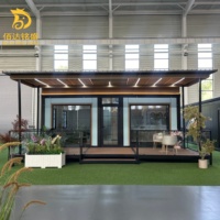 Maison conteneur extensible BDMS personnalisable, moderne et écologique, 2 à 5 chambres, préfabriquée, en vente, appartement ou villa pliable